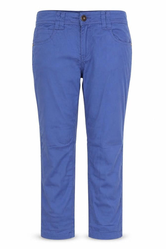 NEXT Womens Blue  Cotton Trousers  Size 10 L30 in Regular Button