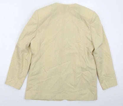 Vivienne Lawrence Womens Beige   Jacket  Size 16  Button