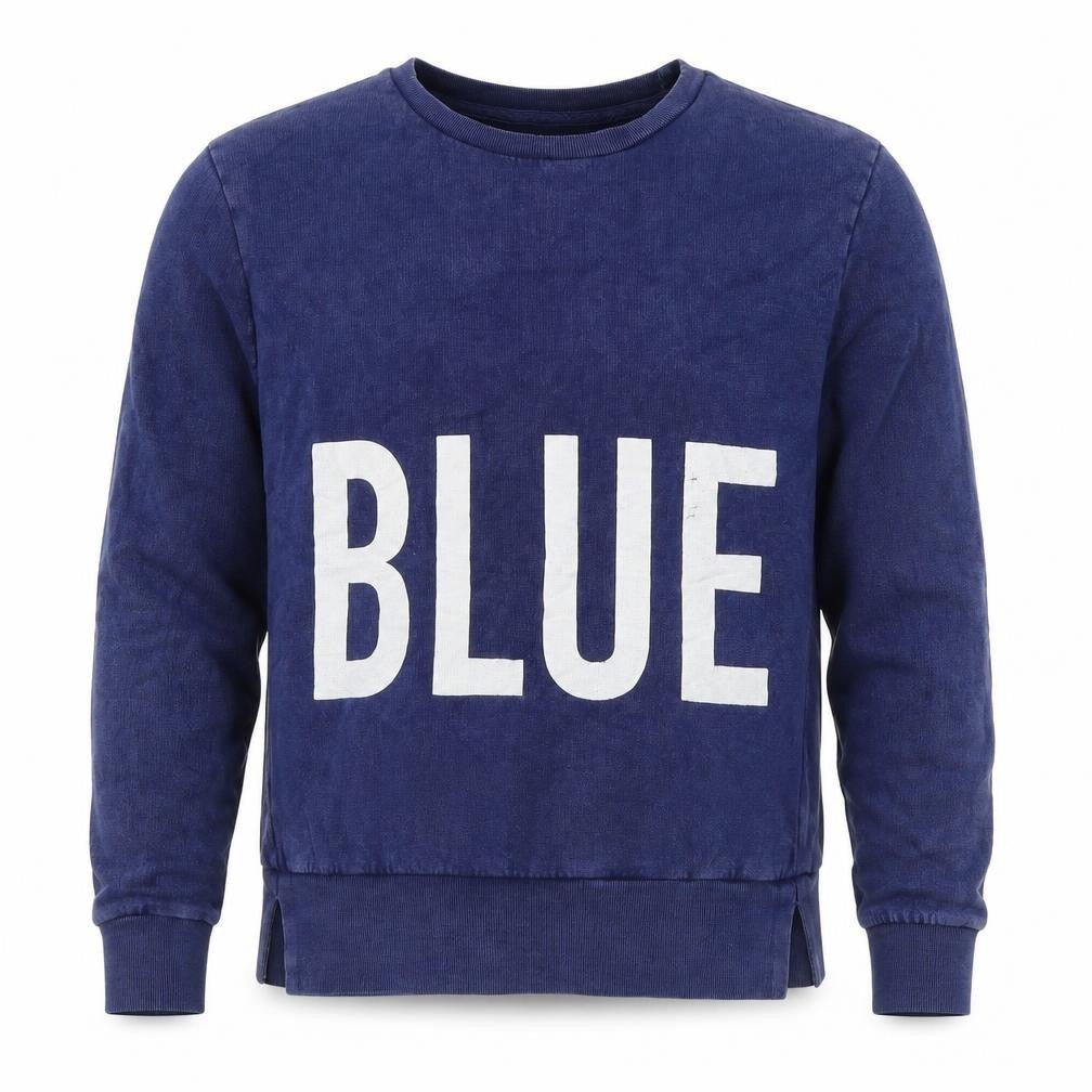 NEXT Mens Blue Round Neck  Cotton Pullover Jumper Size M