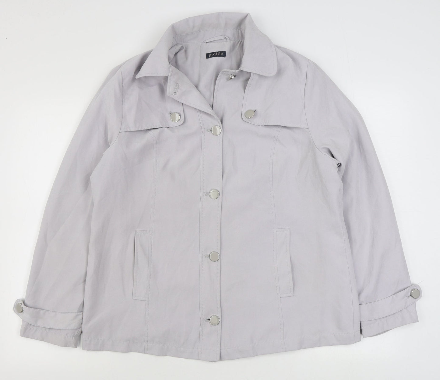 BHS Womens Grey   Jacket  Size 14  Zip