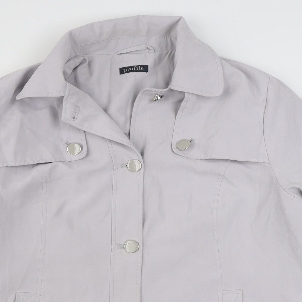 BHS Womens Grey   Jacket  Size 14  Zip