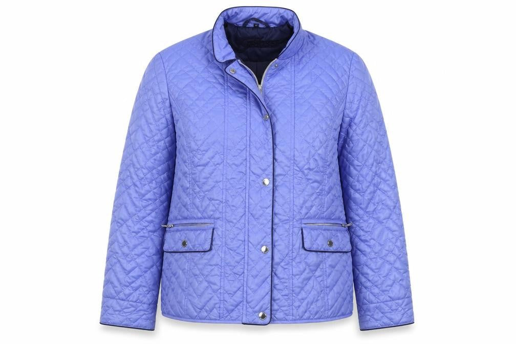 Finesse Womens Purple   Quilted Coat Size 12  Zip