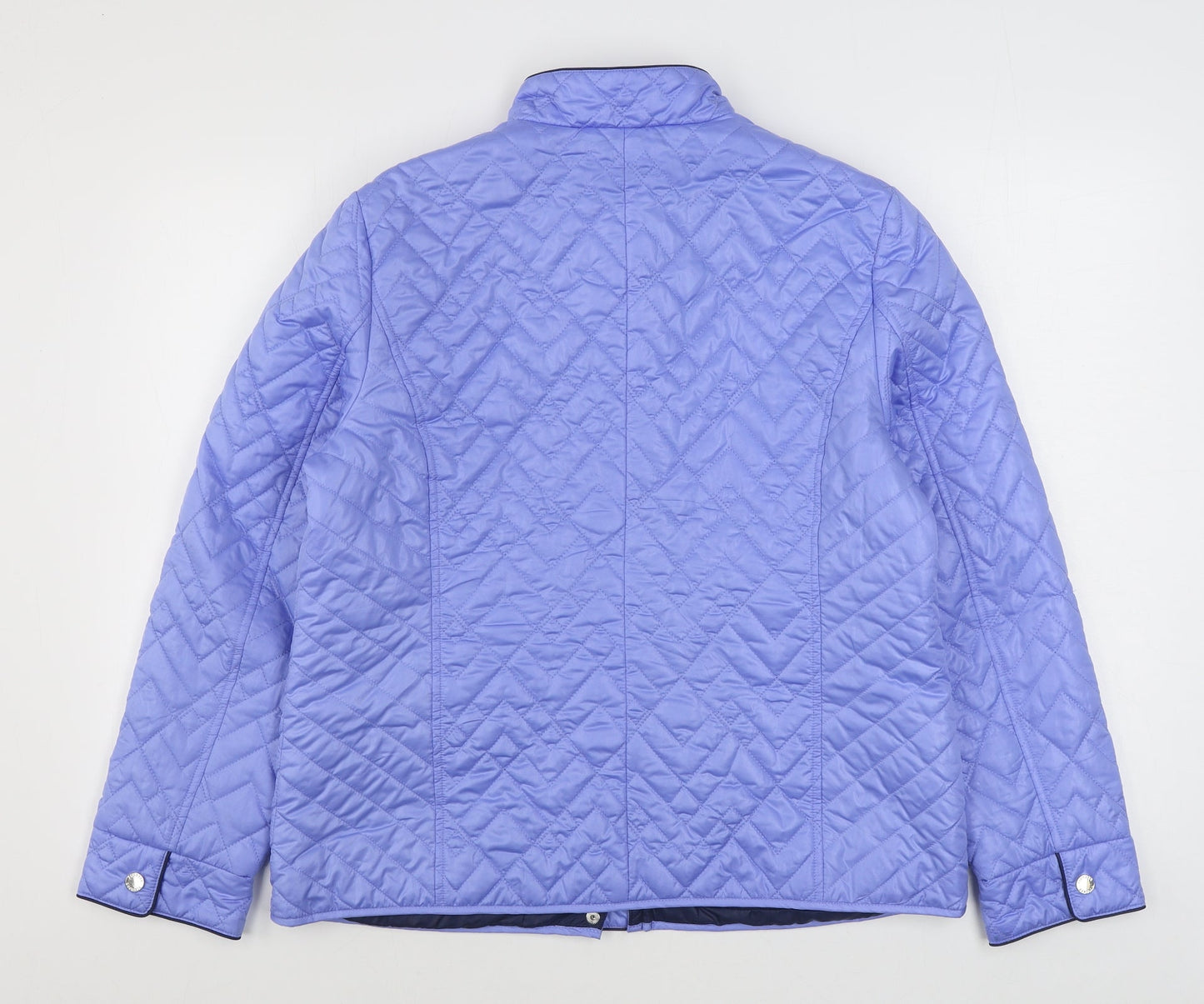 Finesse Womens Purple   Quilted Coat Size 12  Zip