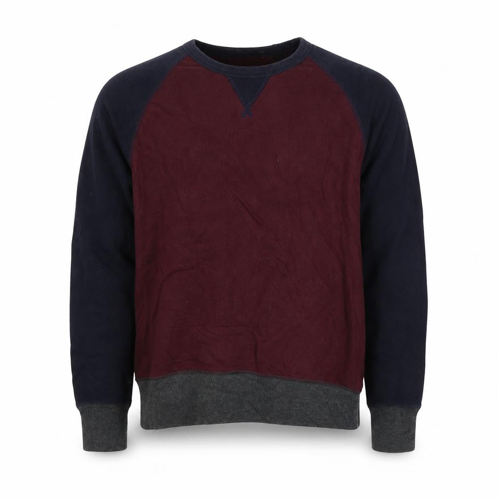 UNI OLO Mens Red  Cotton Pullover Sweatshirt Size S