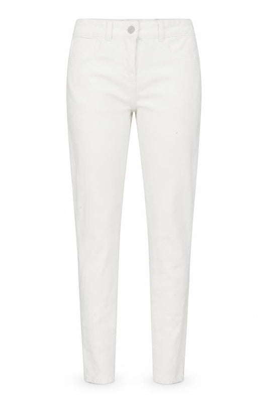 Next Womens White  Cotton Skinny Jeans Size 10 L26 in Regular Button