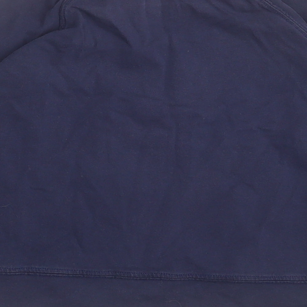 No Added Sugar Boys Blue  Cotton Basic Casual Size 5-6 Years Crew Neck Pullover