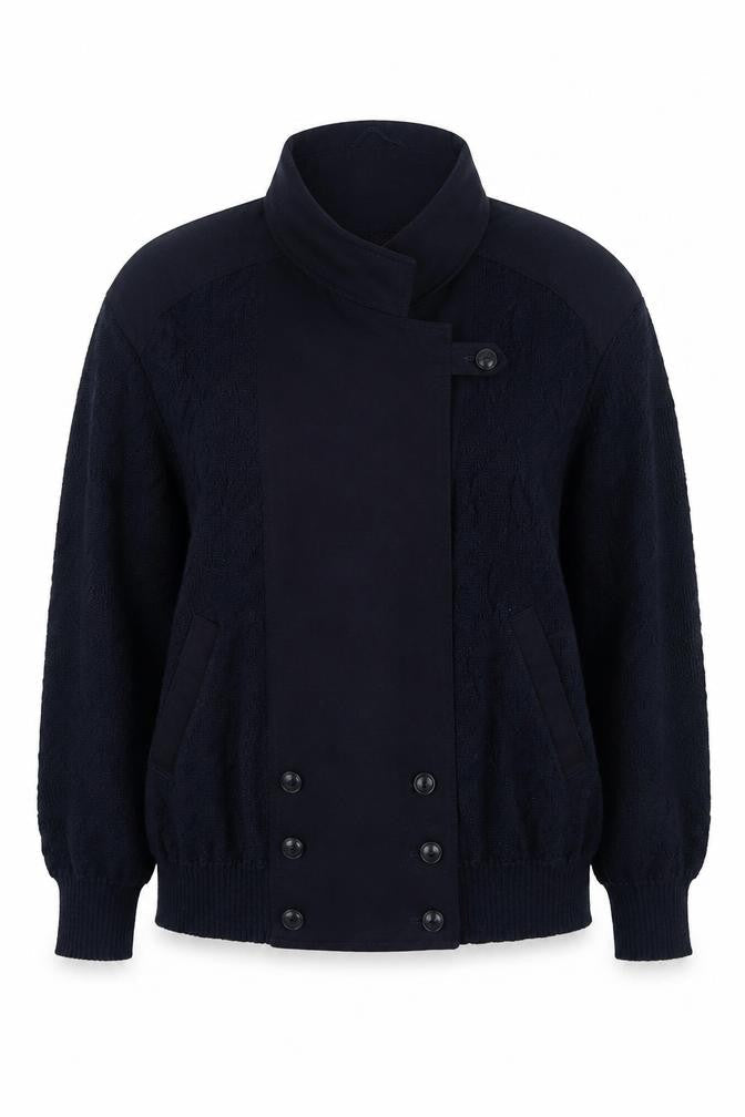 Ravens Womens Blue Collared  Polyester Cardigan Jumper Size M