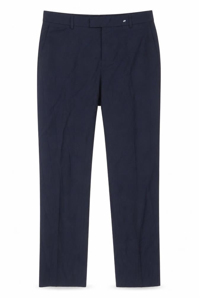 H&M Womens Blue  Viscose Trousers  Size 34 L32.5 in Regular