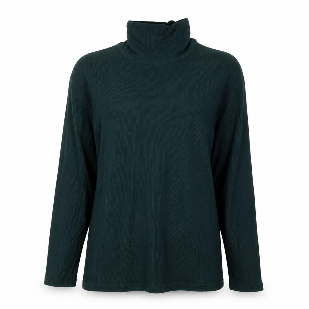 Matalan Womens Green Mock Neck  Viscose Pullover Jumper Size 14