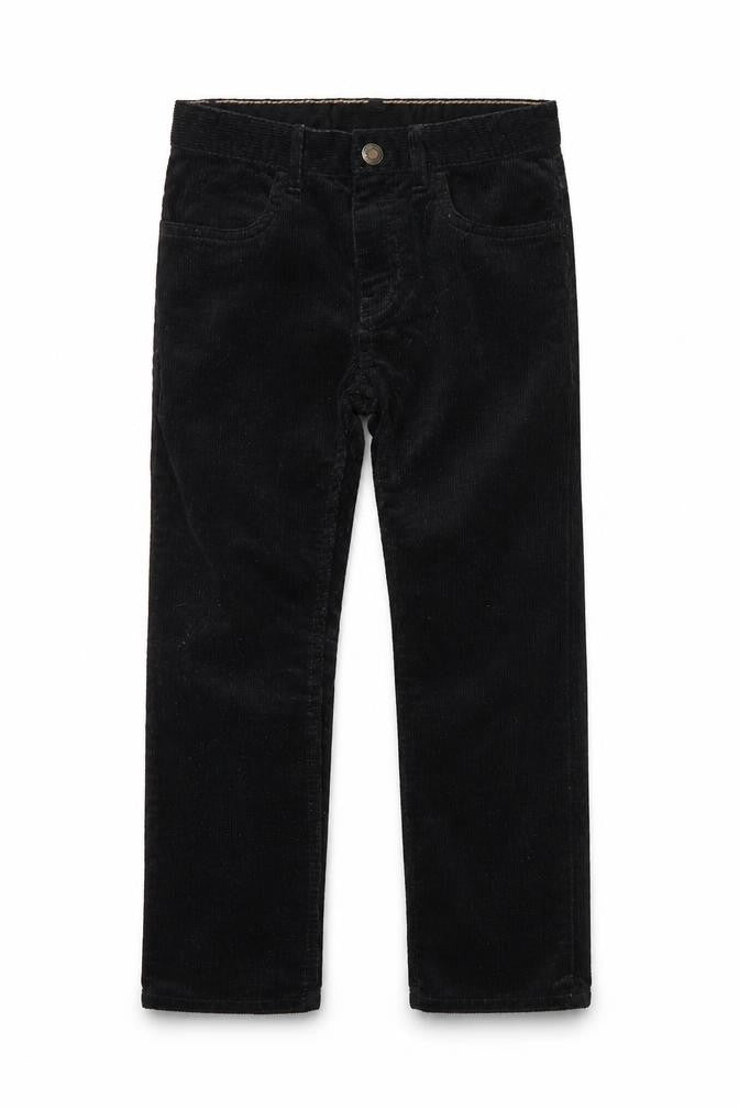 L.O.G.G  Girls Black  Cotton Chino Trousers Size 7 Years  Regular