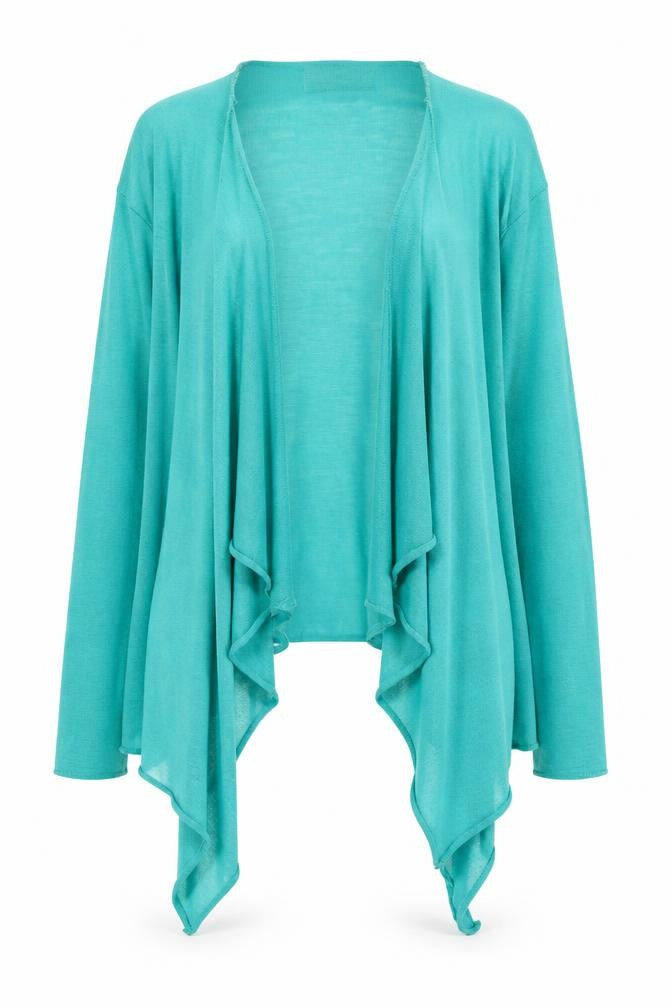 Per Una Womens Green V-Neck  Polyester Cardigan Jumper Size 10