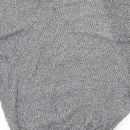 Next Womens Grey Round Neck  Cotton Pullover Jumper Size XS