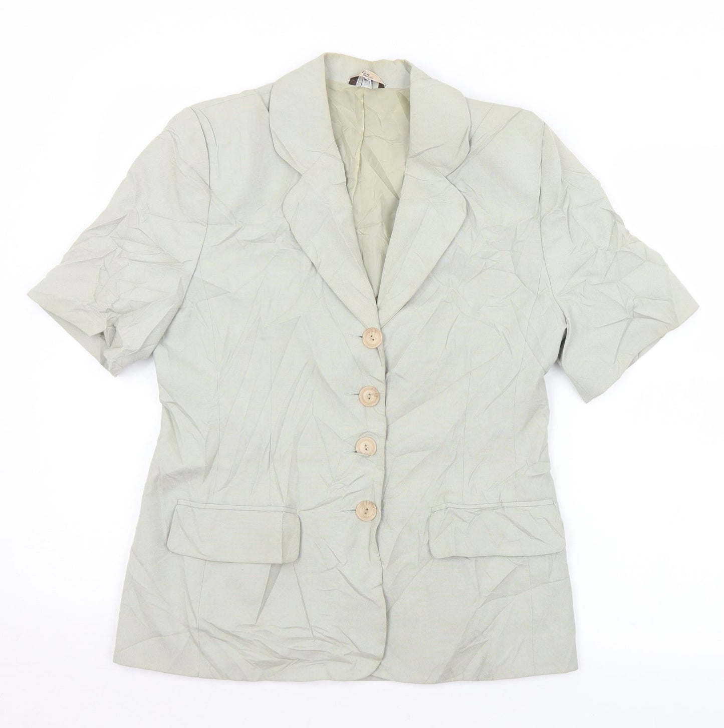 Klass Womens Green   Jacket Blazer Size 10  Button