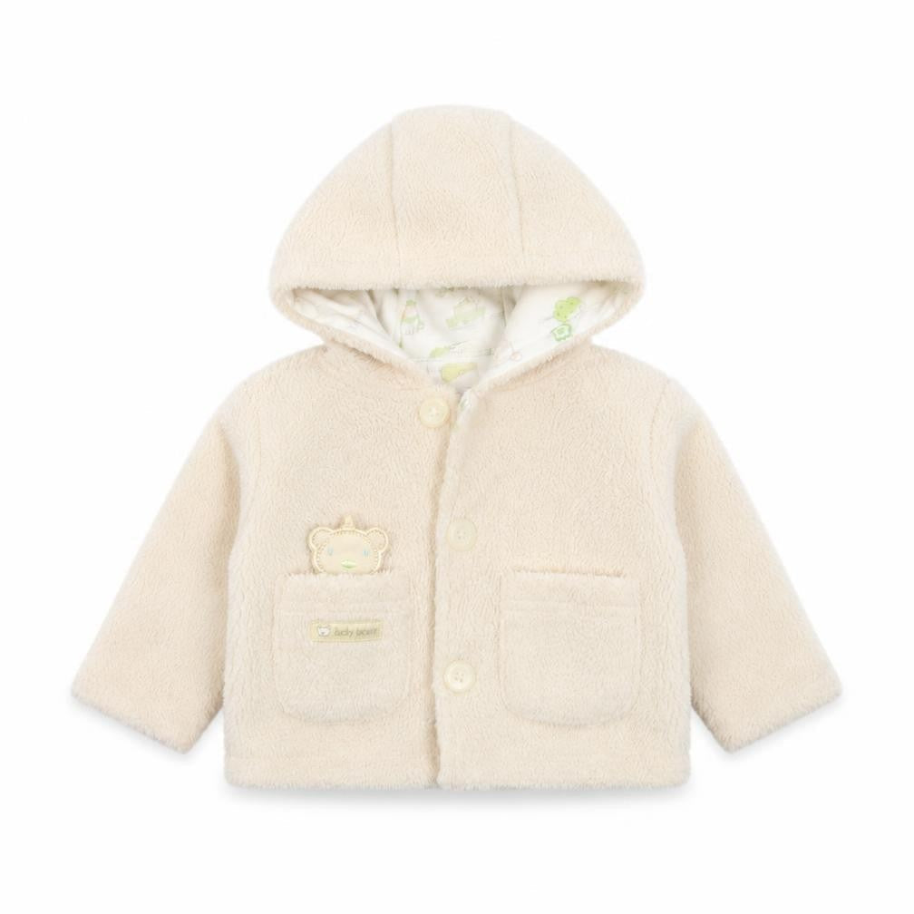 Pumpkin Patch Baby White Geometric Polyester Cardigan Jumper Size 0-3 Months  Button