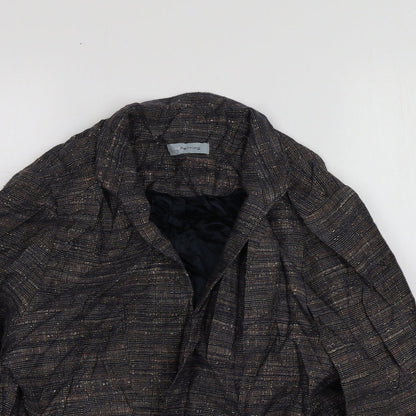 Red Herring Womens Purple  Viscose Jacket Suit Jacket Size 16