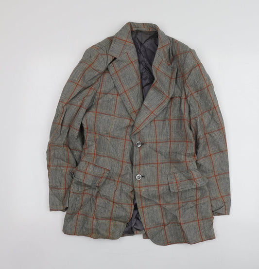 Jonathan Womens Beige Plaid Wool Jacket Suit Jacket Size S