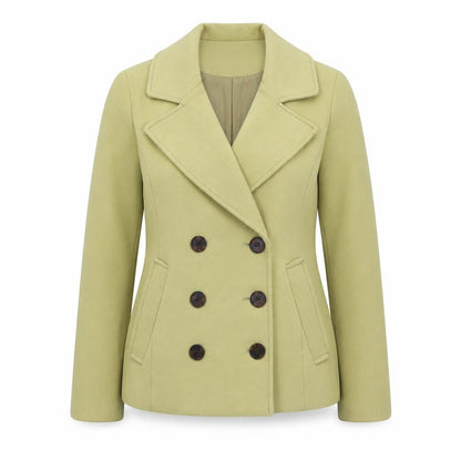 H&M Womens Beige   Pea Coat Coat Size 4