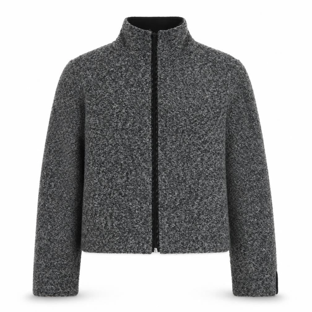 Minuet Womens Grey   Jacket  Size 16  Zip