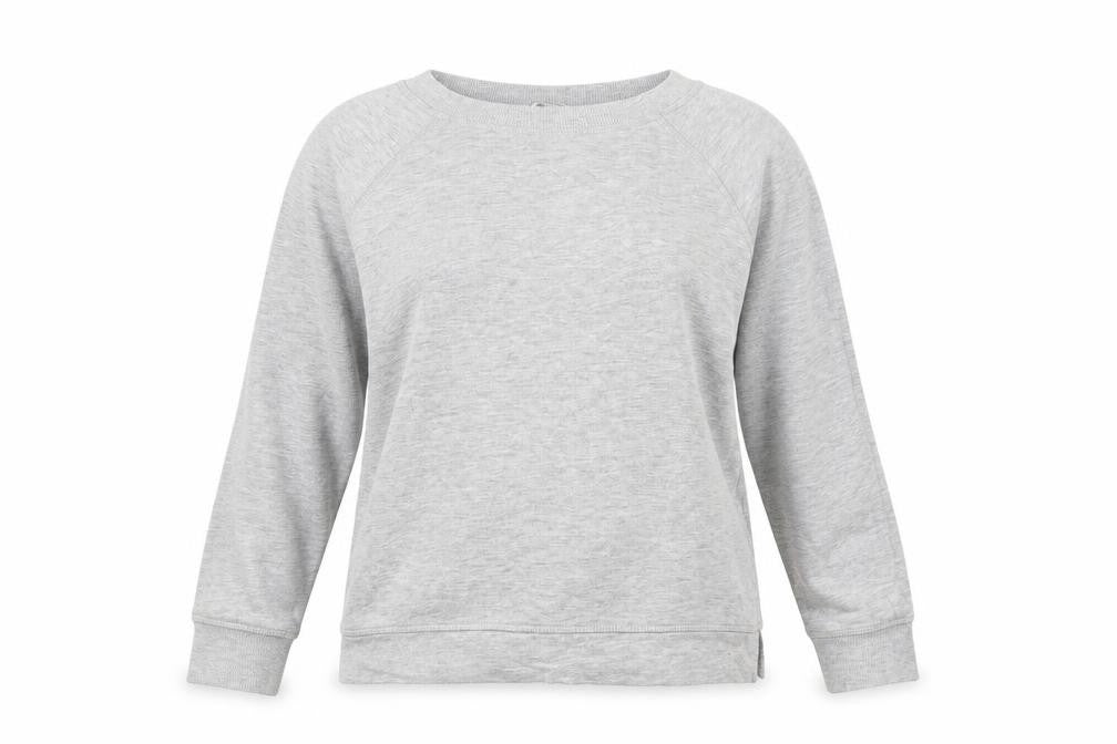 TU Womens Grey Round Neck  Cotton Pullover Jumper Size 8