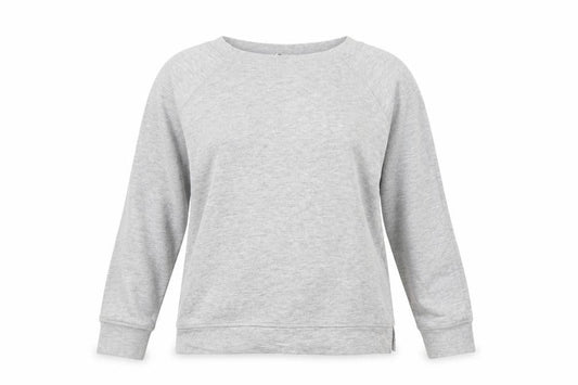 Tu Womens Grey Round Neck  Cotton Pullover Jumper Size 8