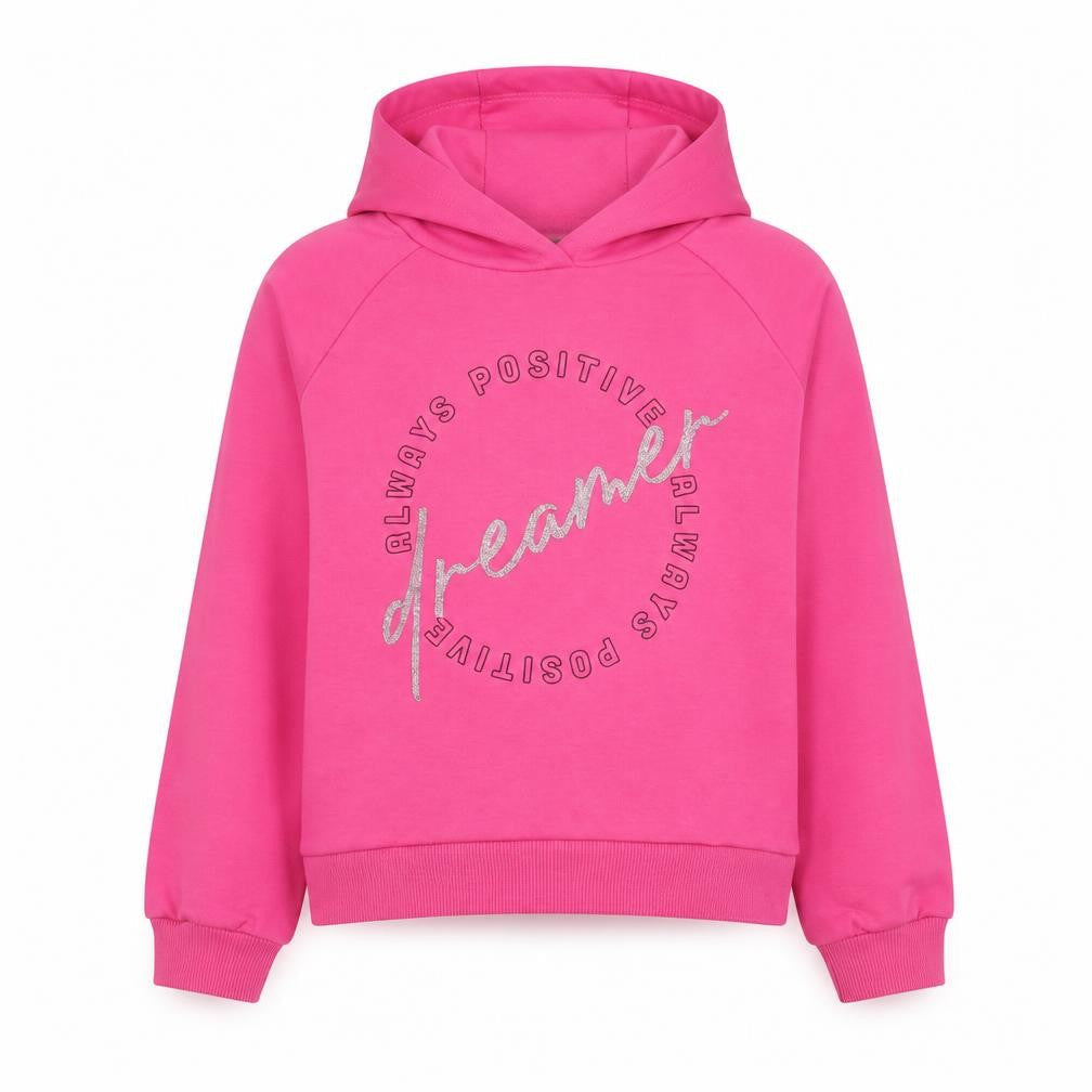 Very Girls Pink  Polyester Pullover Hoodie Size 9 Years  Pullover - Slogan