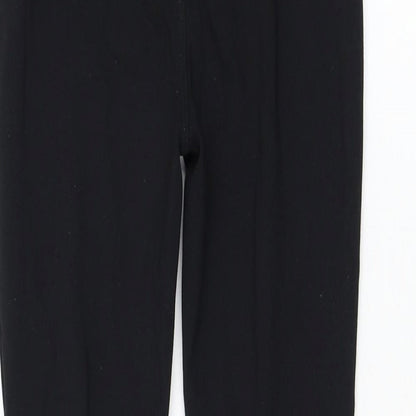 Dunnes Girls Black  Polyester Jogger Trousers Size 9 Months  Regular Pullover - Leggings, Mesh accent