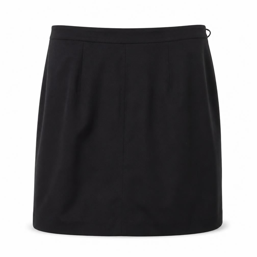 lottie Womens Black  Polyester A-Line Skirt Size 12
