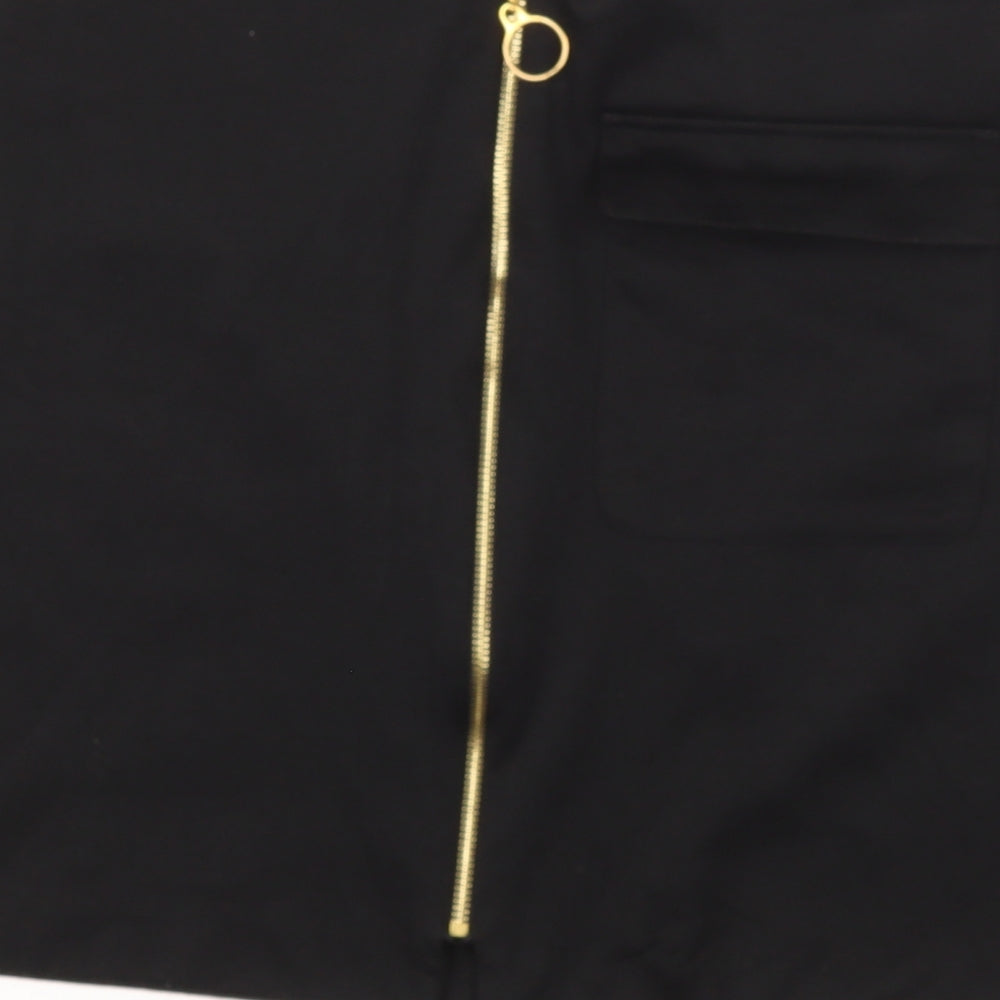 lottie Womens Black  Polyester A-Line Skirt Size 12