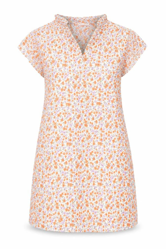 newlook Womens Multicoloured Round Neck Floral Viscose Pullover Jumper Size 8