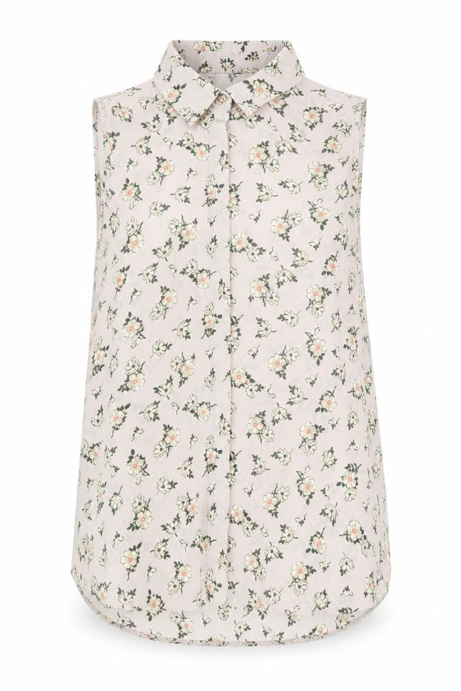 newlook Womens Multicoloured Floral Polyester Basic Blouse Size 8 Collared