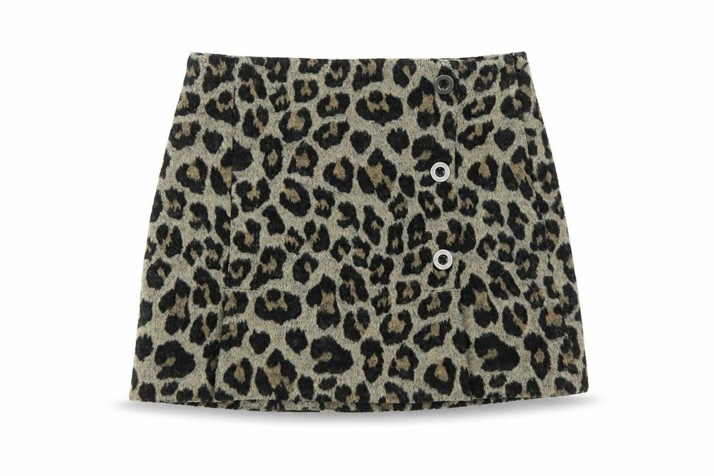 NEXT Girls Multicoloured Animal Print Polyester A-Line Skirt Size 9 Years  Regular Zip