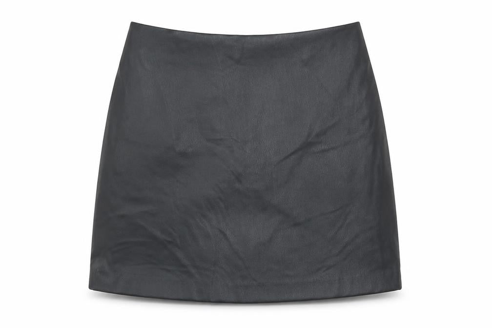Monki Womens Black  Polyester Maxi Skirt Size 8   Zip