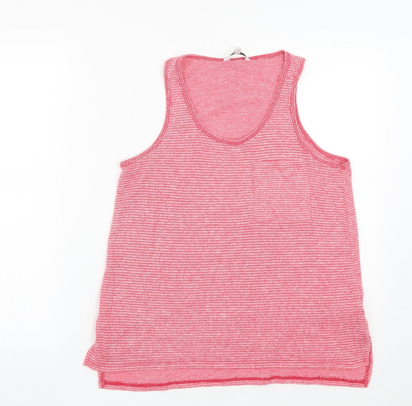 NEXT Womens Pink  Polyester Basic Tank Size 10 Round Neck