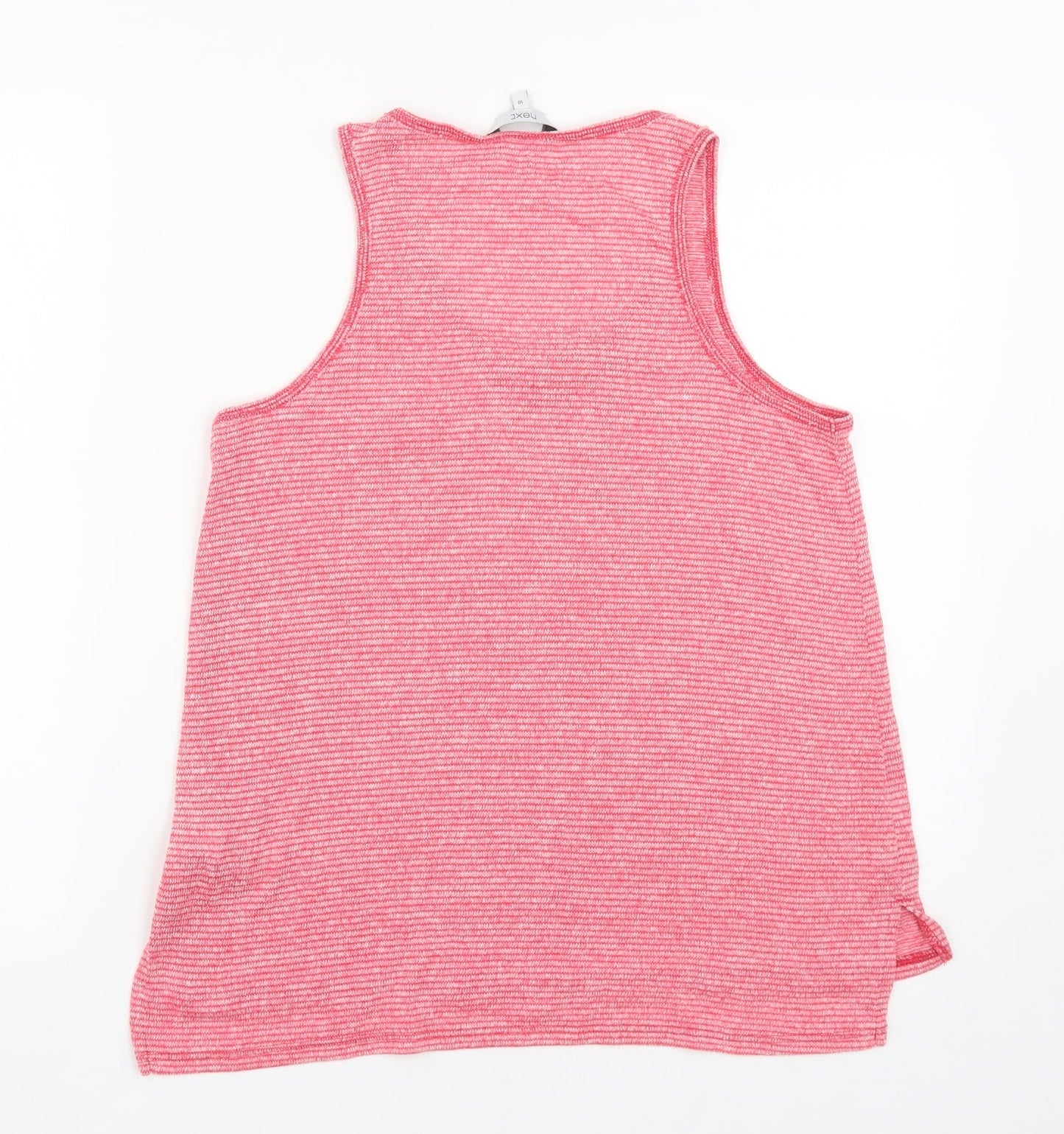 NEXT Womens Pink  Polyester Basic Tank Size 10 Round Neck