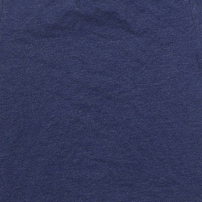 Revbel Boys Blue  Cotton Basic T-Shirt Size 6-7 Years Round Neck Pullover