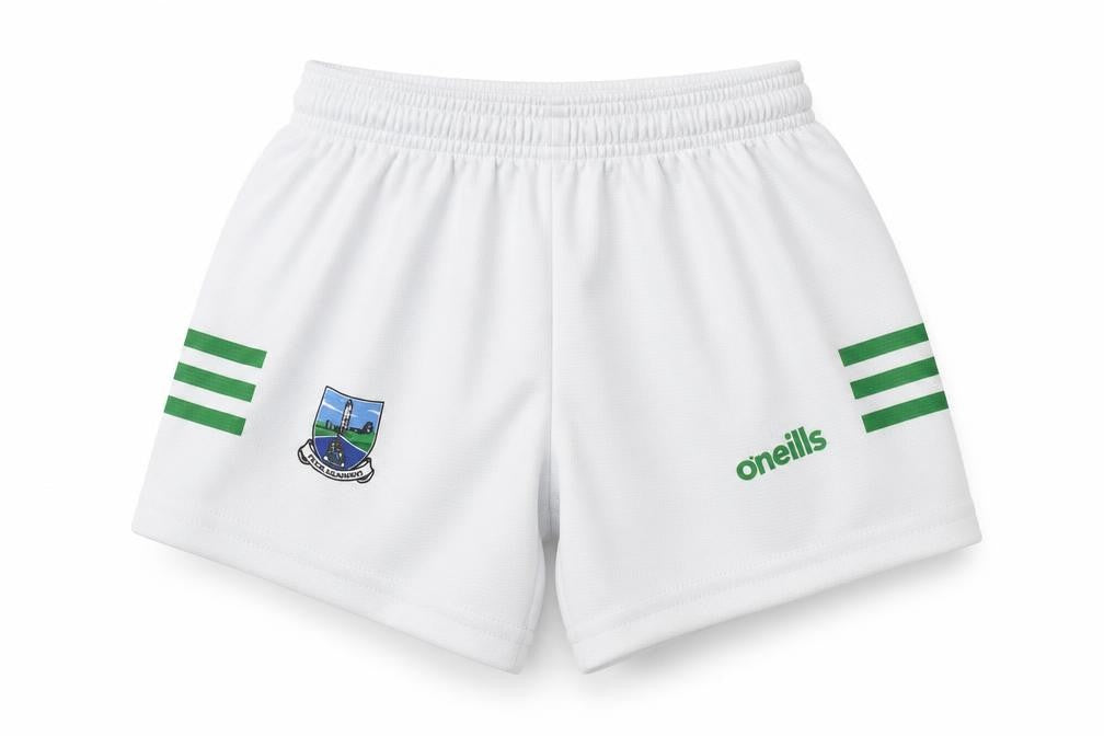 O'Neill Boys White  Polyester Sweat Shorts Size 3-4 Years  Regular Tie