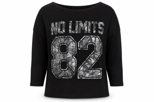 Pink Apple Girls Black  Viscose Basic T-Shirt Size 7-8 Years Round Neck Pullover