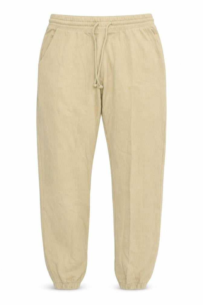 H&M Womens Beige  Cotton Sweatpants Trousers Size S L28 in Regular Drawstring