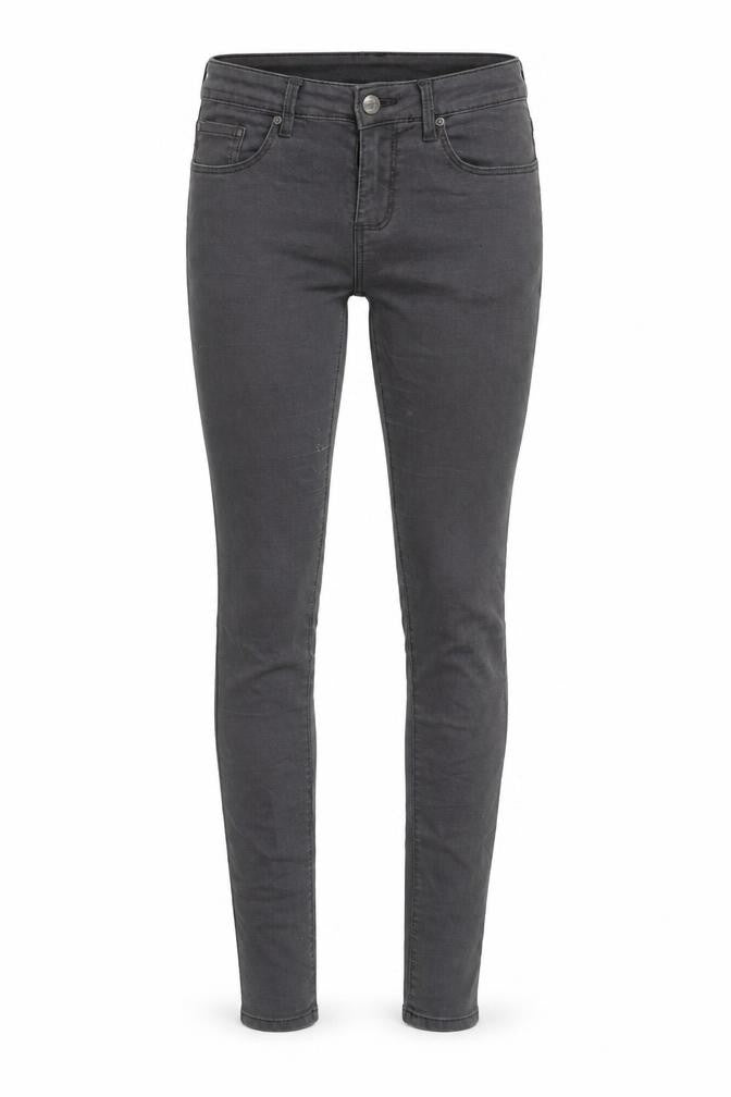 Topshop Womens Grey  Cotton Skinny Jeans Size 28 in L30 in Regular Button