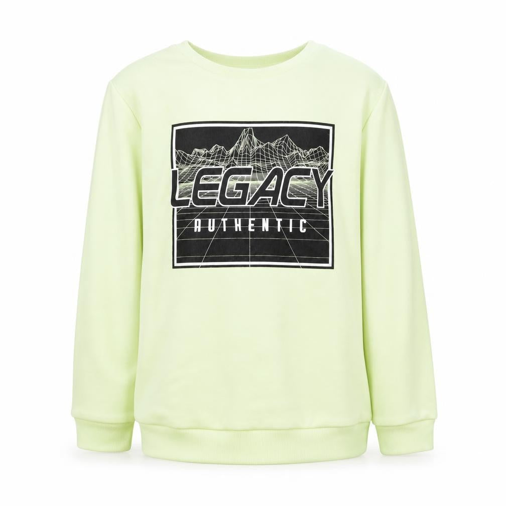 Primark  Boys Yellow  Cotton Pullover Sweatshirt Size 11-12 Years