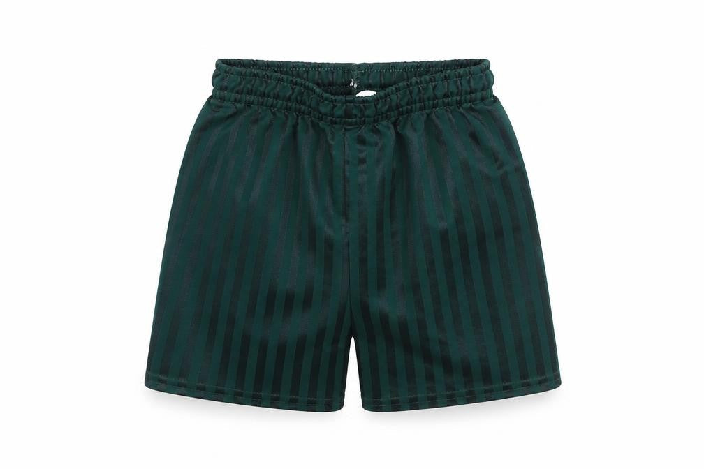 Preworn Boys Green  Polyester Sweat Shorts Size 4-5 Years  Regular