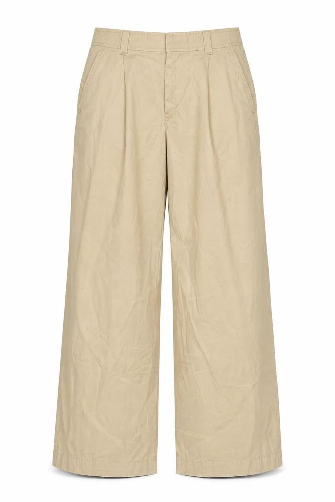 Gap Womens Beige  Cotton Trousers  Size 4 L30 in Regular Button