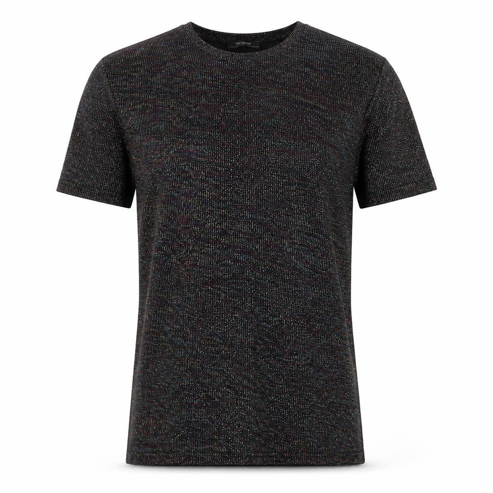 Zara Womens Black  Polyester Tunic T-Shirt Size M Round Neck