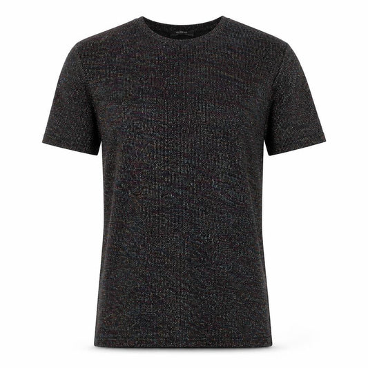 Zara Womens Black  Polyester Tunic T-Shirt Size M Round Neck