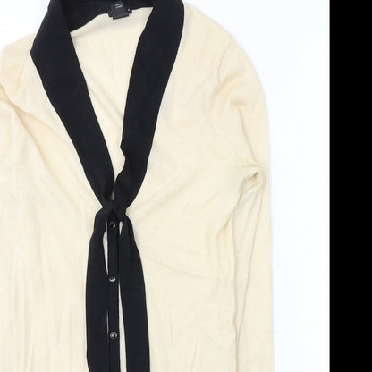 Preloved Club Monaco Womens Ivory  Wool Tunic Button-Up Size S Collared - Detail