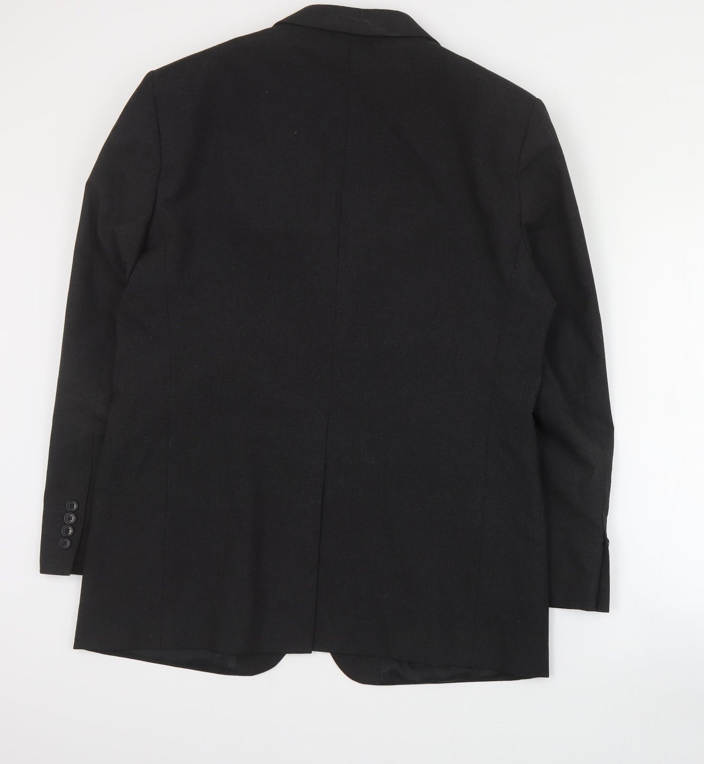Marks and Spencer Mens Grey  Polyester Jacket Suit Jacket Size L