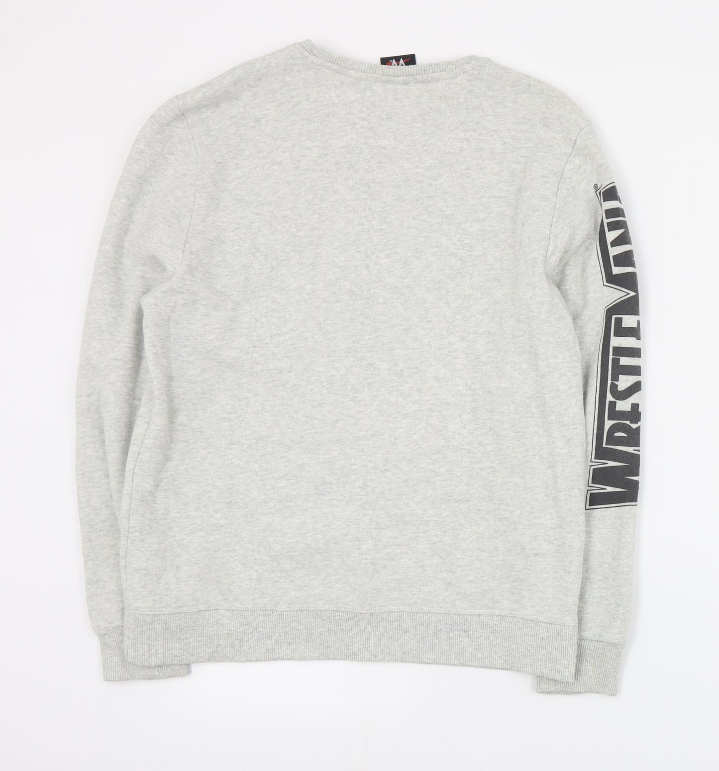 NEXT Boys Grey  Cotton Pullover Sweatshirt Size 12 Years  Pullover - Wrestlemania