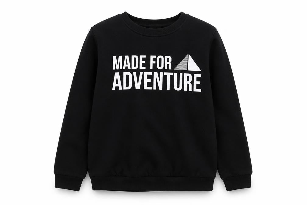Primark Boys Black  Polyester Pullover Sweatshirt Size 8-9 Years  Pullover