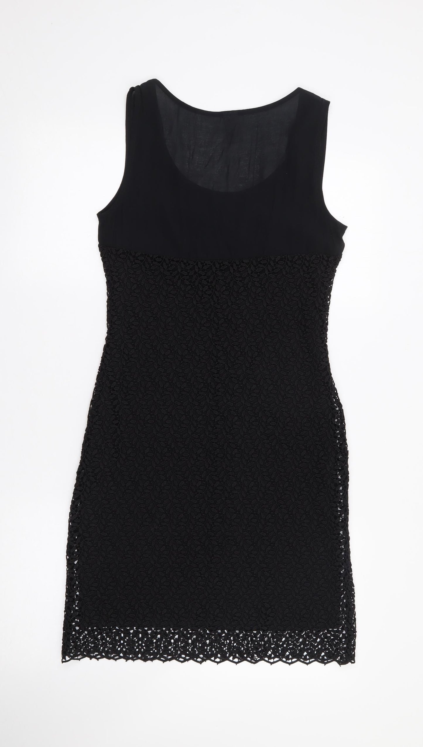 Vila Clothes Womens Black  Polyester A-Line  Size XS  Round Neck Pullover