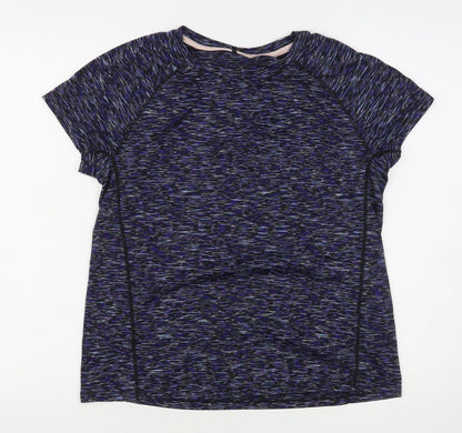 Atmosphere Womens Multicoloured Geometric Polyester Basic T-Shirt Size 10 Round Neck